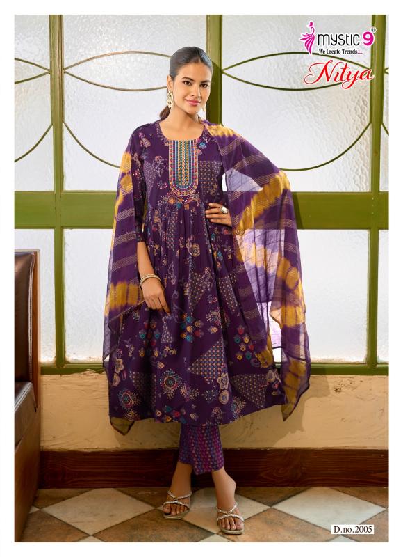Mystic 9 Nitya vol 2 catalog kolkata party wear kurtis wholesale