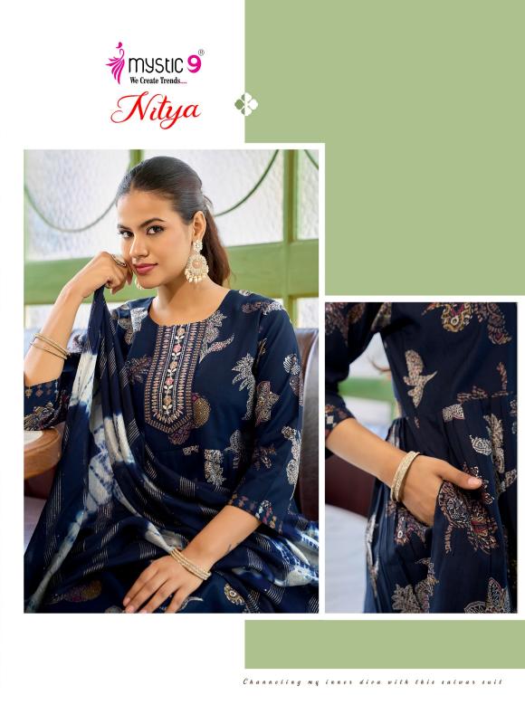 Mystic 9 Nitya vol 2 catalog kolkata party wear kurtis wholesale