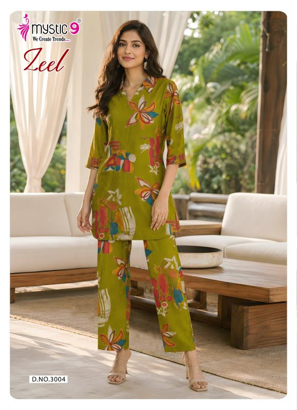 Mystic 9 Zeel vol 3 catalog wholesaler co ord set india
