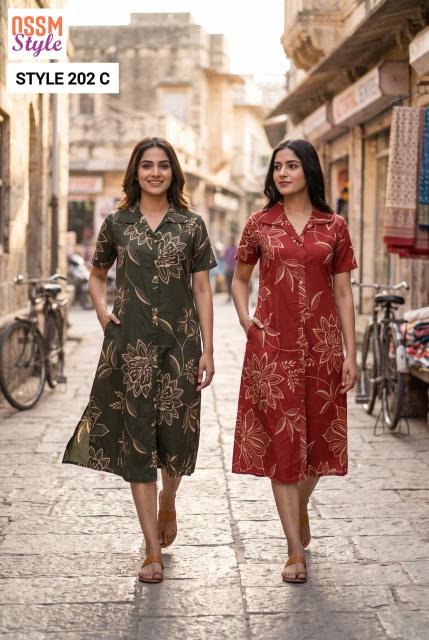 Ossm 202 C catalog western dress in wholesale Delhi