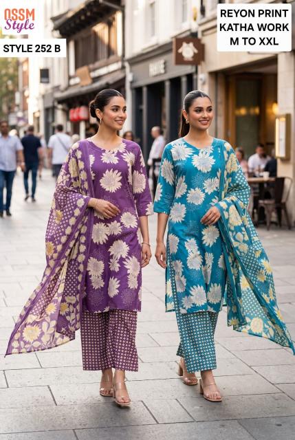Ossm 252 B catalog selfie kurtis wholesale dealers