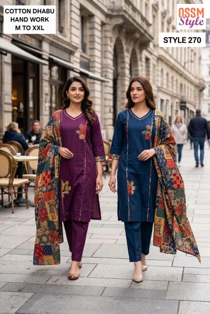 Ossm 270 catalog surat kurtis wholesale online shopping
