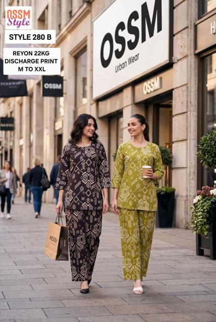 Ossm 280 B catalog ethnic co ord sets for women