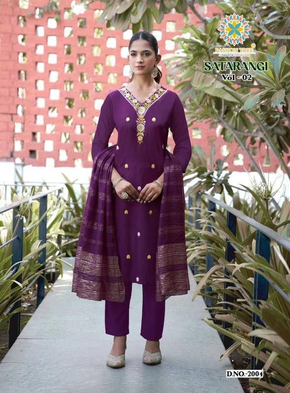 Passion Tree Satarangi vol 2 Catalog wholesale kurti store online