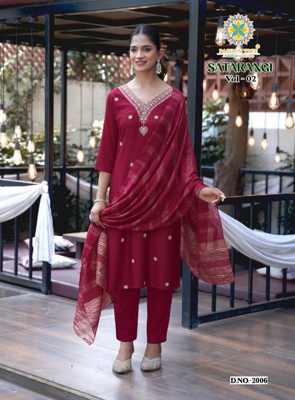 Passion Tree Satarangi vol 2 Catalog wholesale kurti store online