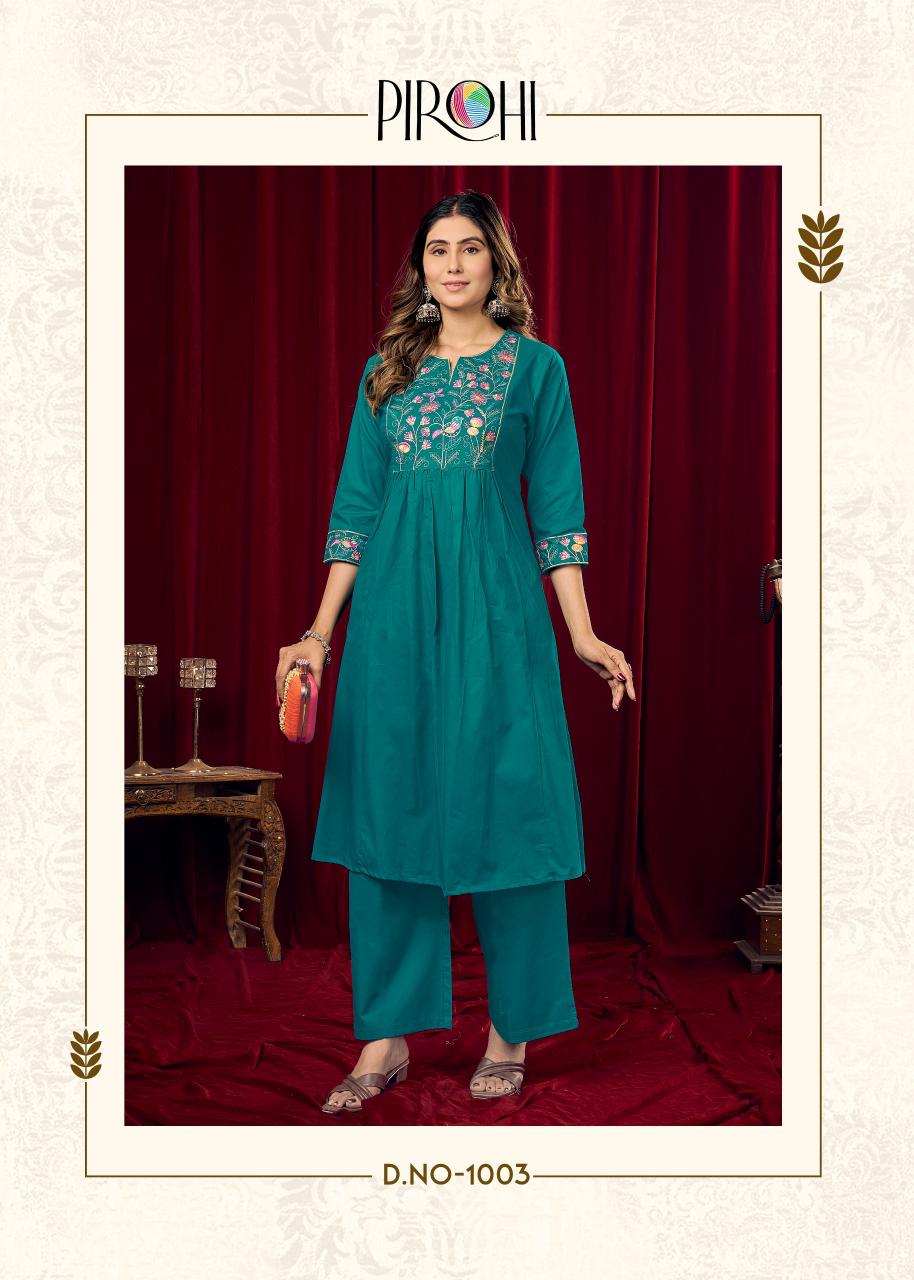 Pirohi Neeta vol 2 catalog indo western cord set