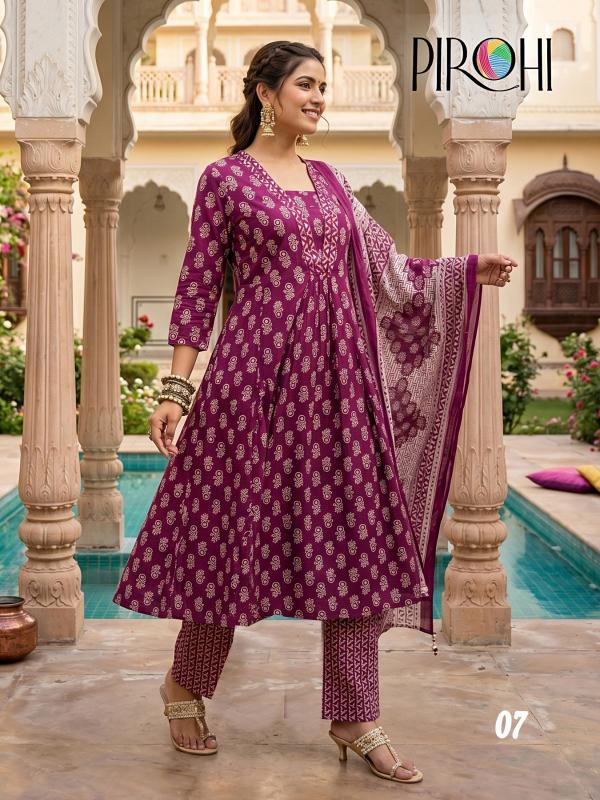 Pirohi Sonia catalog cotton long kurtis wholesale