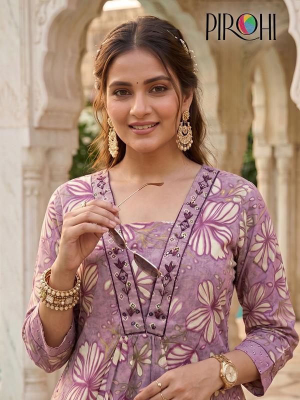 Pirohi Sonia catalog cotton long kurtis wholesale