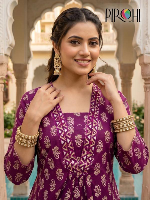 Pirohi Sonia catalog cotton long kurtis wholesale