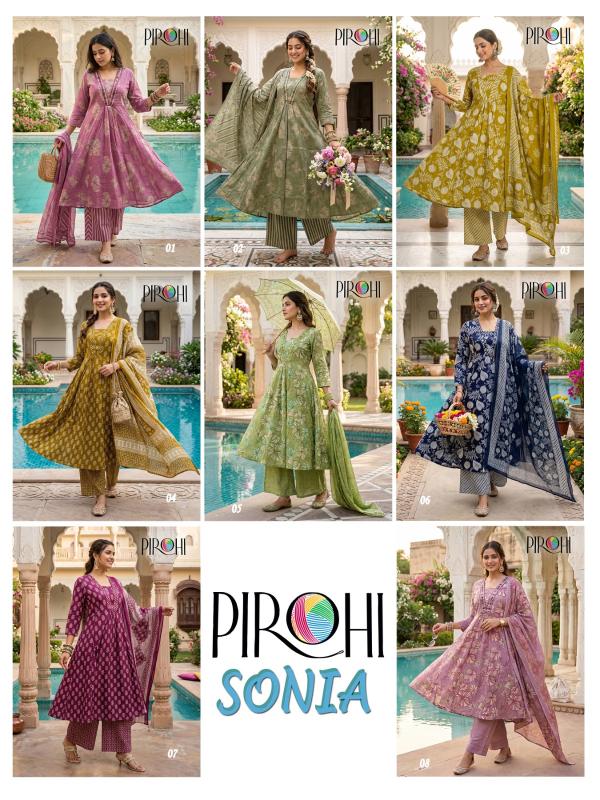 Pirohi Sonia catalog cotton long kurtis wholesale