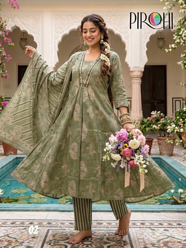 Pirohi Sonia catalog cotton long kurtis wholesale