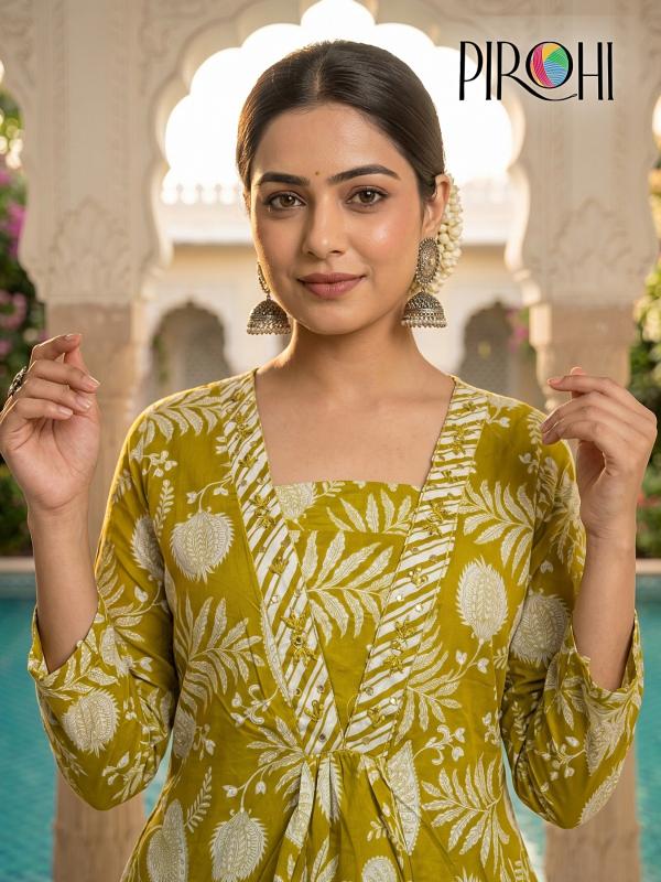 Pirohi Sonia catalog cotton long kurtis wholesale