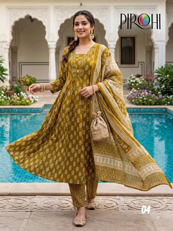 Pirohi Sonia catalog cotton long kurtis wholesale