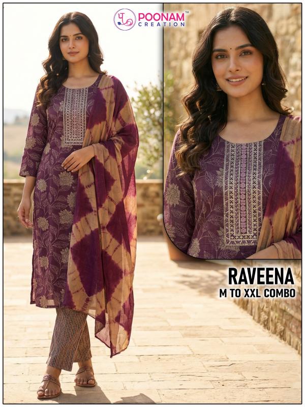Poonam Raveena catalog ethnic kurtis wholesale