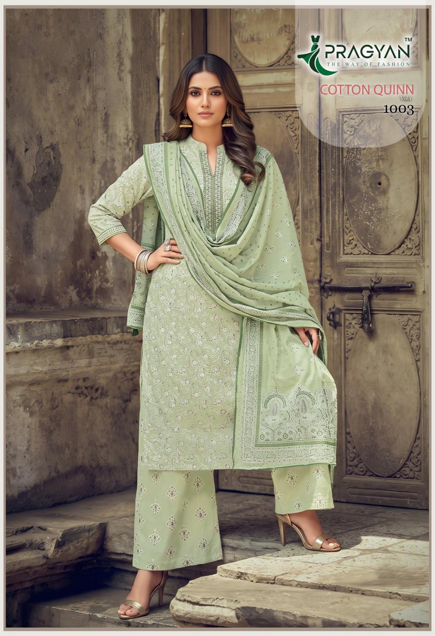 Pragyan cotton Quinn vol 1 0.1 catalog wholesale markets in jaipur for kurtis