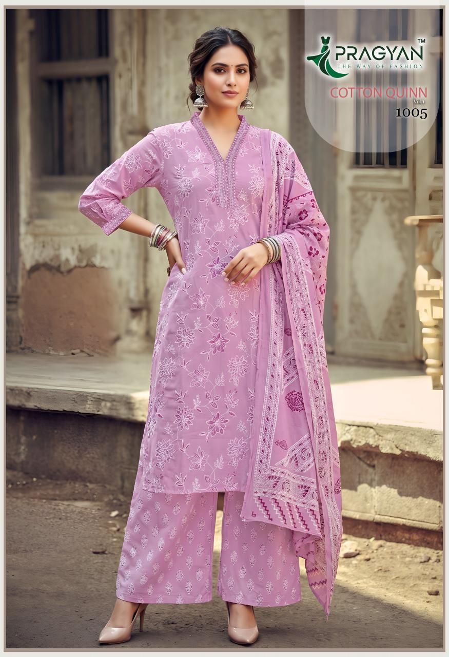 Pragyan cotton Quinn vol 1 0.2 catalog wholesale ladies kurti cloth wholesale dealers in hyderabad