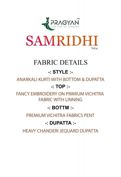Pragyan Samriddhi vol 4 catalog wholesale kurti in raipur