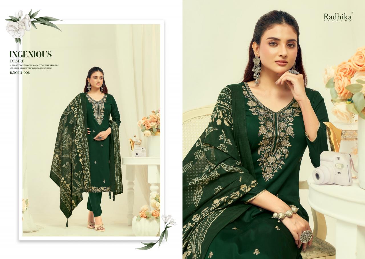 Radhika Azara Shafinaz vol 2 catalog cotton dress material wholesale market in surat