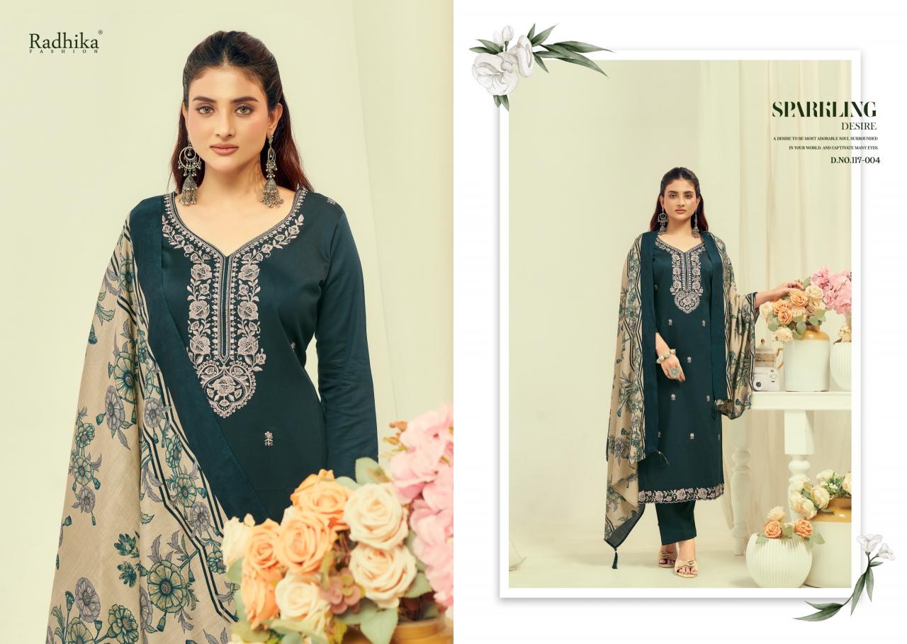 Radhika Azara Shafinaz vol 2 catalog cotton dress material wholesale market in surat