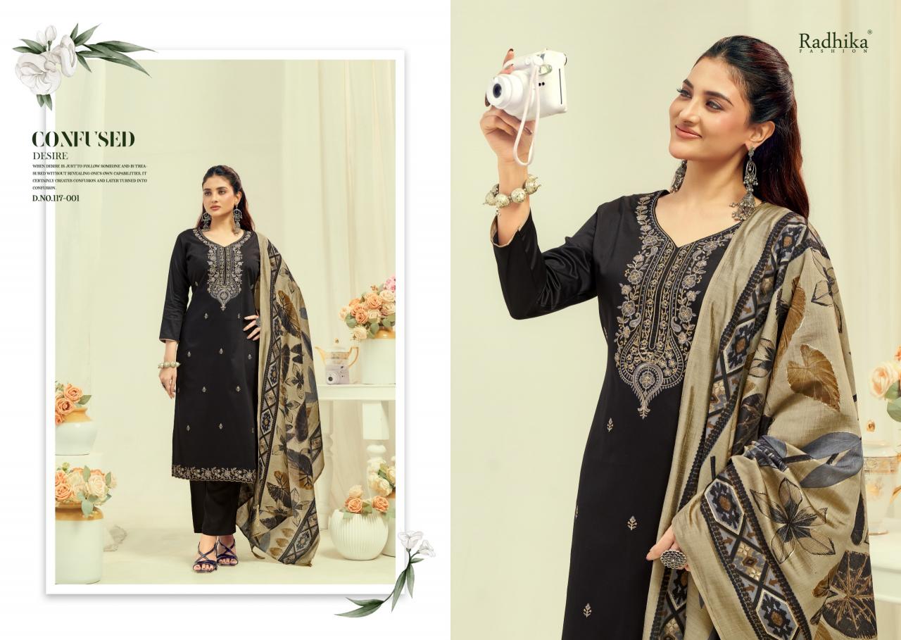 Radhika Azara Shafinaz vol 2 catalog cotton dress material wholesale market in surat