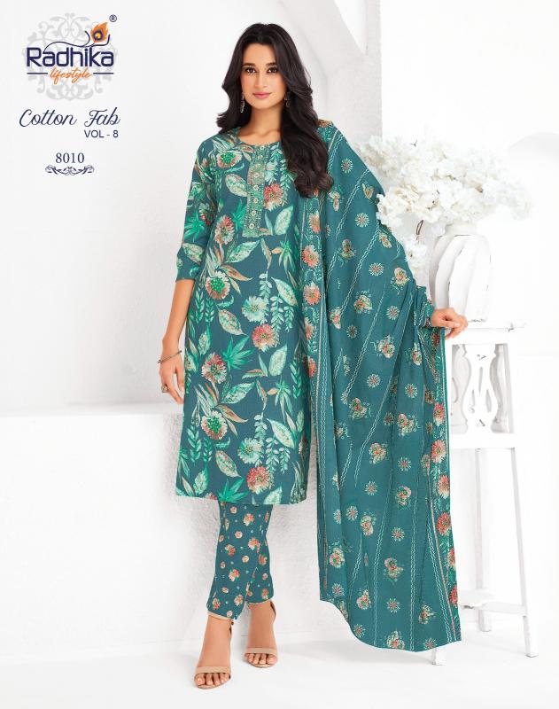 Radhika Lifestyle Cotton Fab Vol 8 catalog wholesale market in delhi for kurtis price