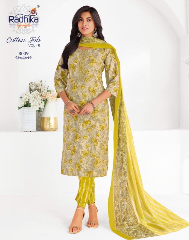 Radhika Lifestyle Cotton Fab Vol 8 catalog wholesale market in delhi for kurtis price