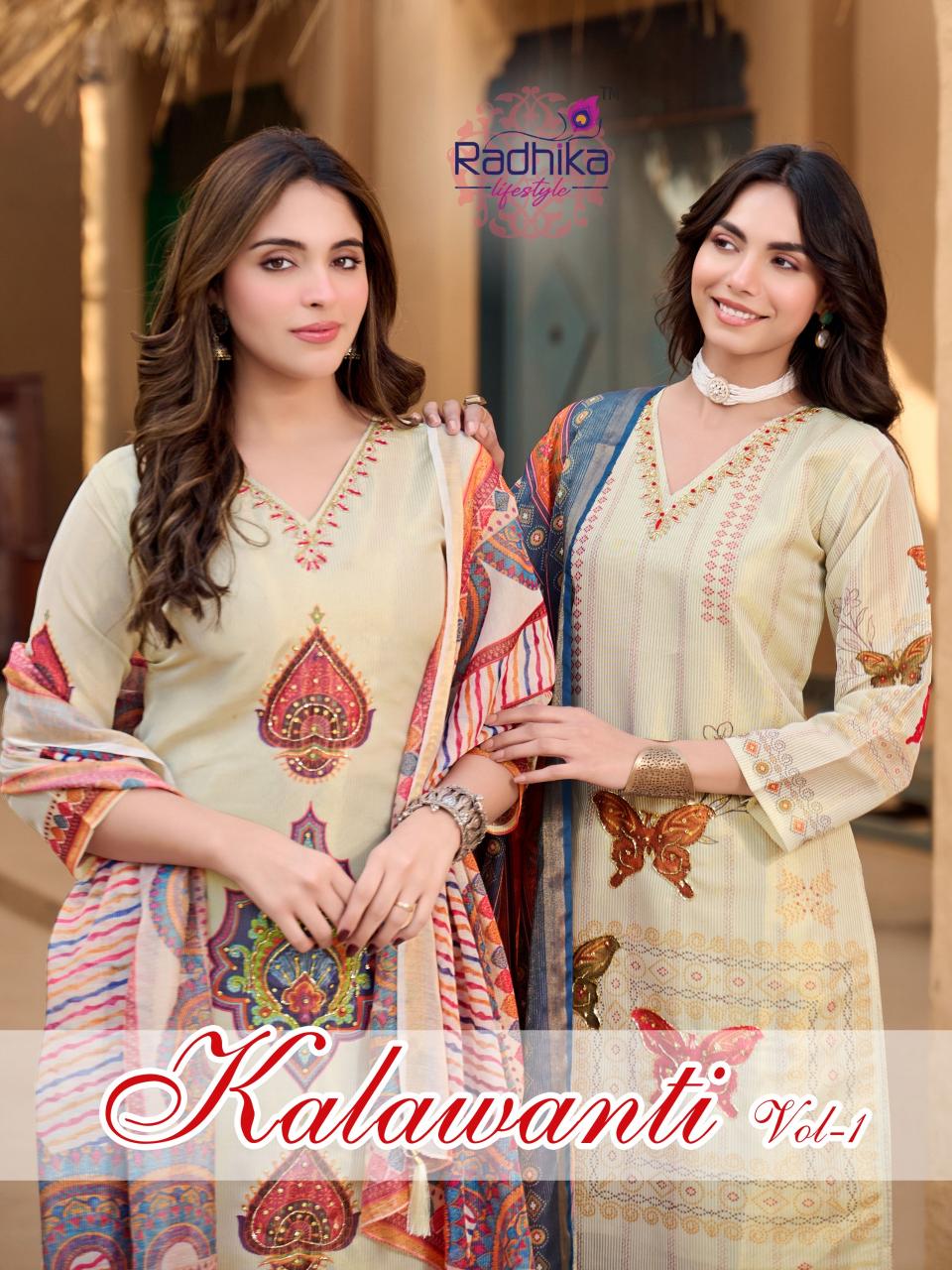 Radhika lifestyle Kalawanti vol 1 catalog best designer kurtis mumbai wholesale