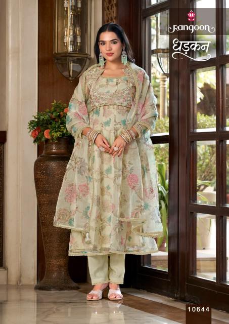 Rangoon Dhadkan catalog cheap kurtis for wholesale business