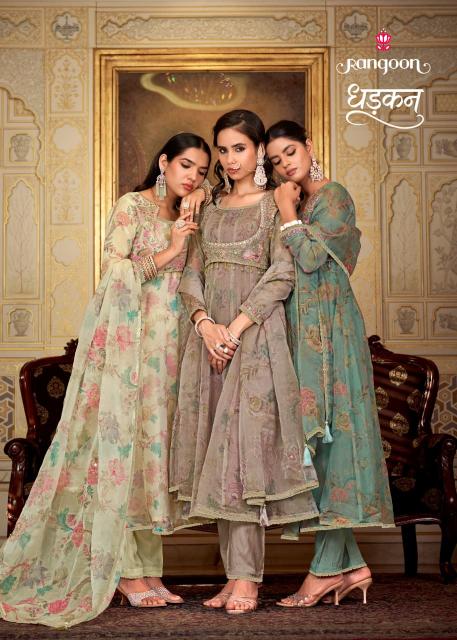 Rangoon Dhadkan catalog cheap kurtis for wholesale business