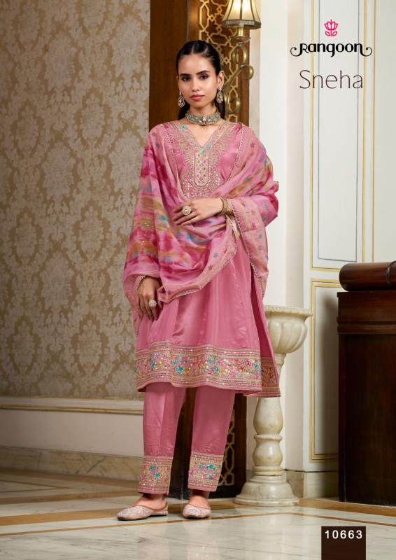 Rangoon Sneha catalog wholesale rate kurtis in delhi