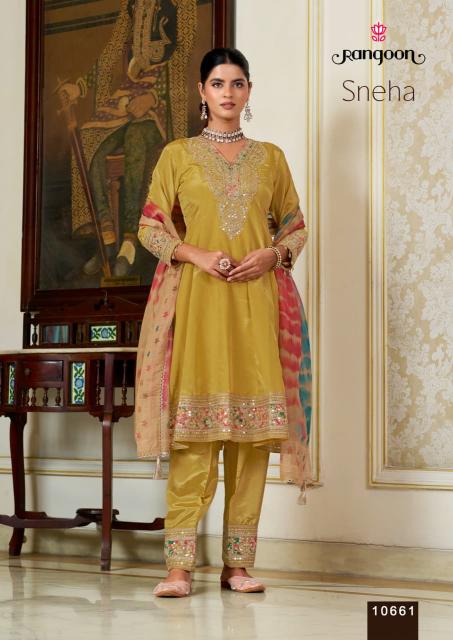 Rangoon Sneha catalog wholesale rate kurtis in delhi