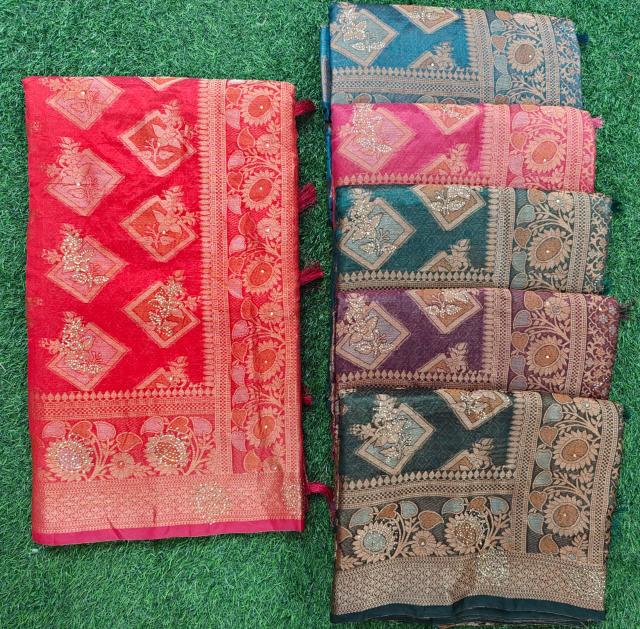 Reva Melody Organja Swaroski vol 4 catalog surat sarees wholesale