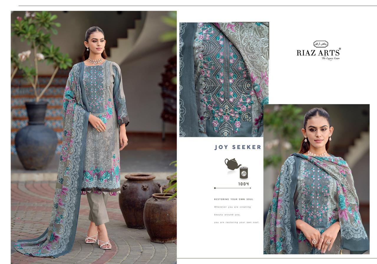 Riaz Arts Nayra vol 43 catalog cotton dress material surat