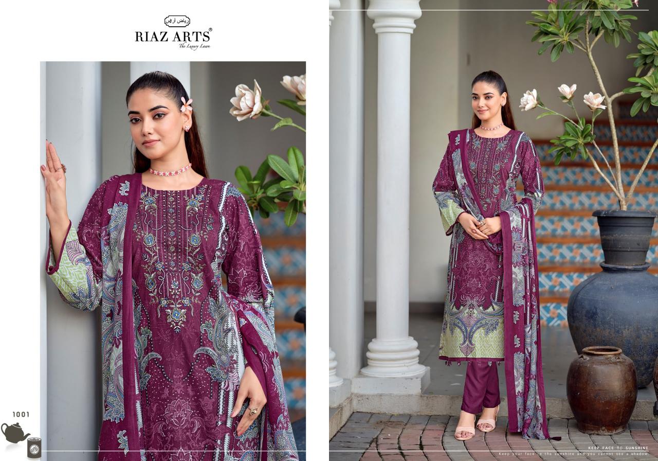 Riaz Arts Nayra vol 43 catalog cotton dress material surat