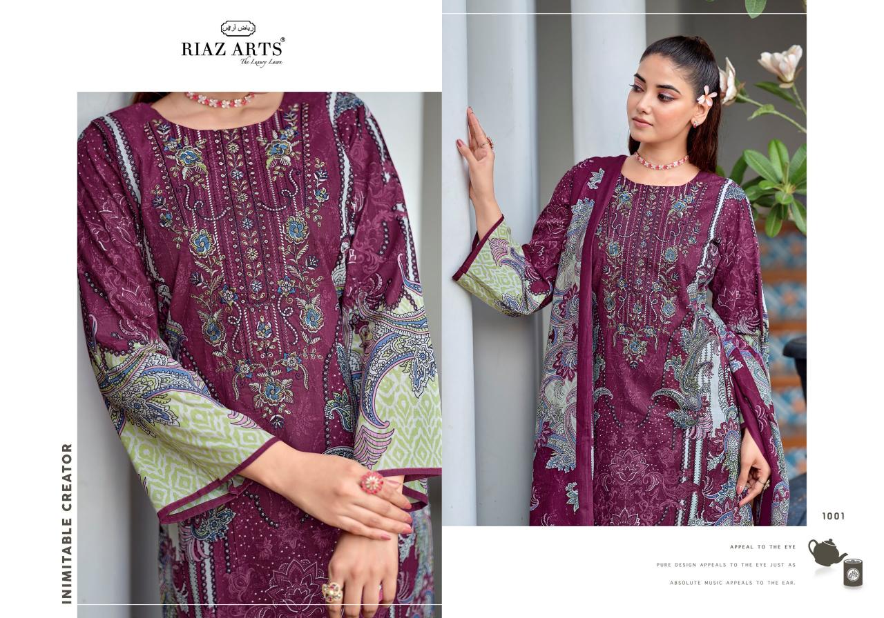 Riaz Arts Nayra vol 43 catalog cotton dress material surat