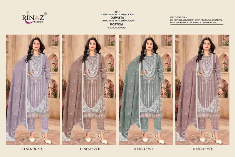 Rinaz 1875 catalog pakistani suits wholesaler in india