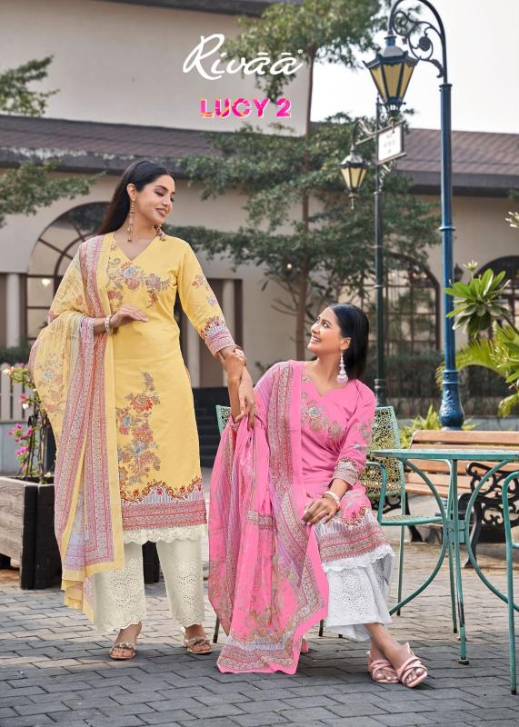 Rivaa Lucy vol 2 catalog dubai salwar kameez wholesalers