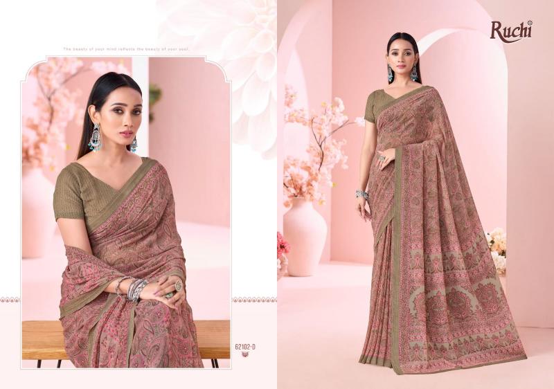 Ruchi Raagini Georgette catalog saree in wholesale