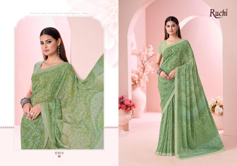 Ruchi Raagini Georgette catalog saree in wholesale