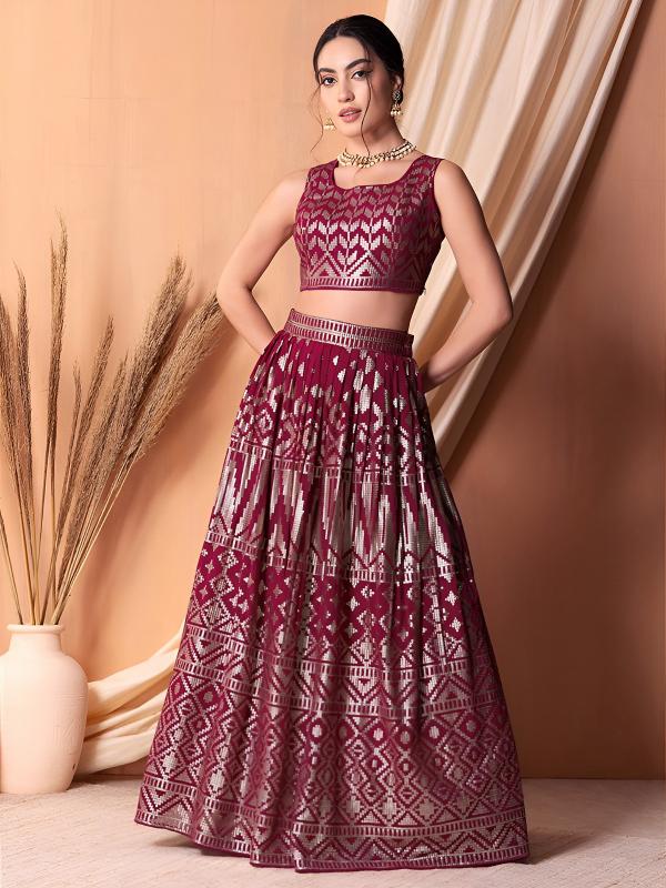 Sabella 15114 Pink catalog wholesale lehenga shop in chandigarh
