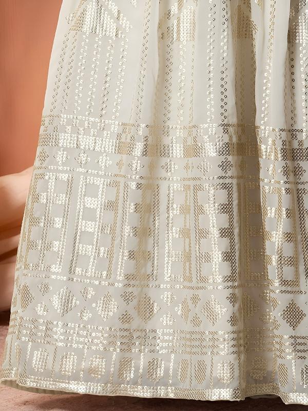 Sabella 15115 White catalog wholesale lehenga shop