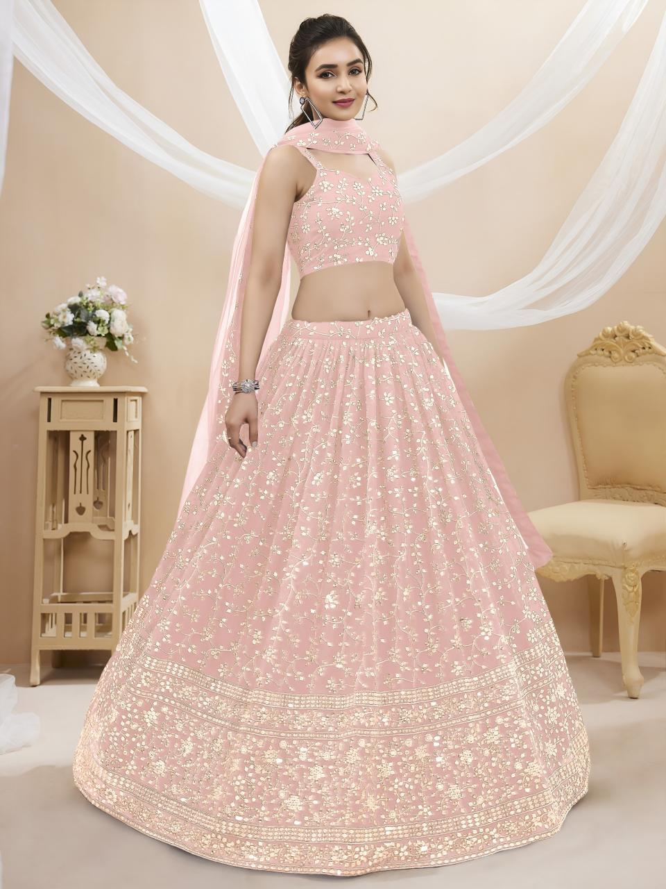 Sabella 403 Pink catalog designer pakistani suits wholesale