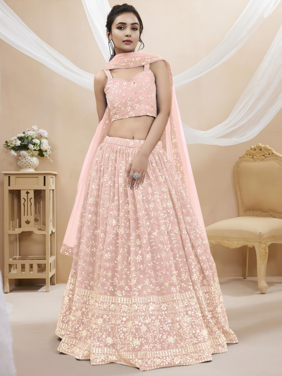 Sabella 403 Pink catalog designer pakistani suits wholesale