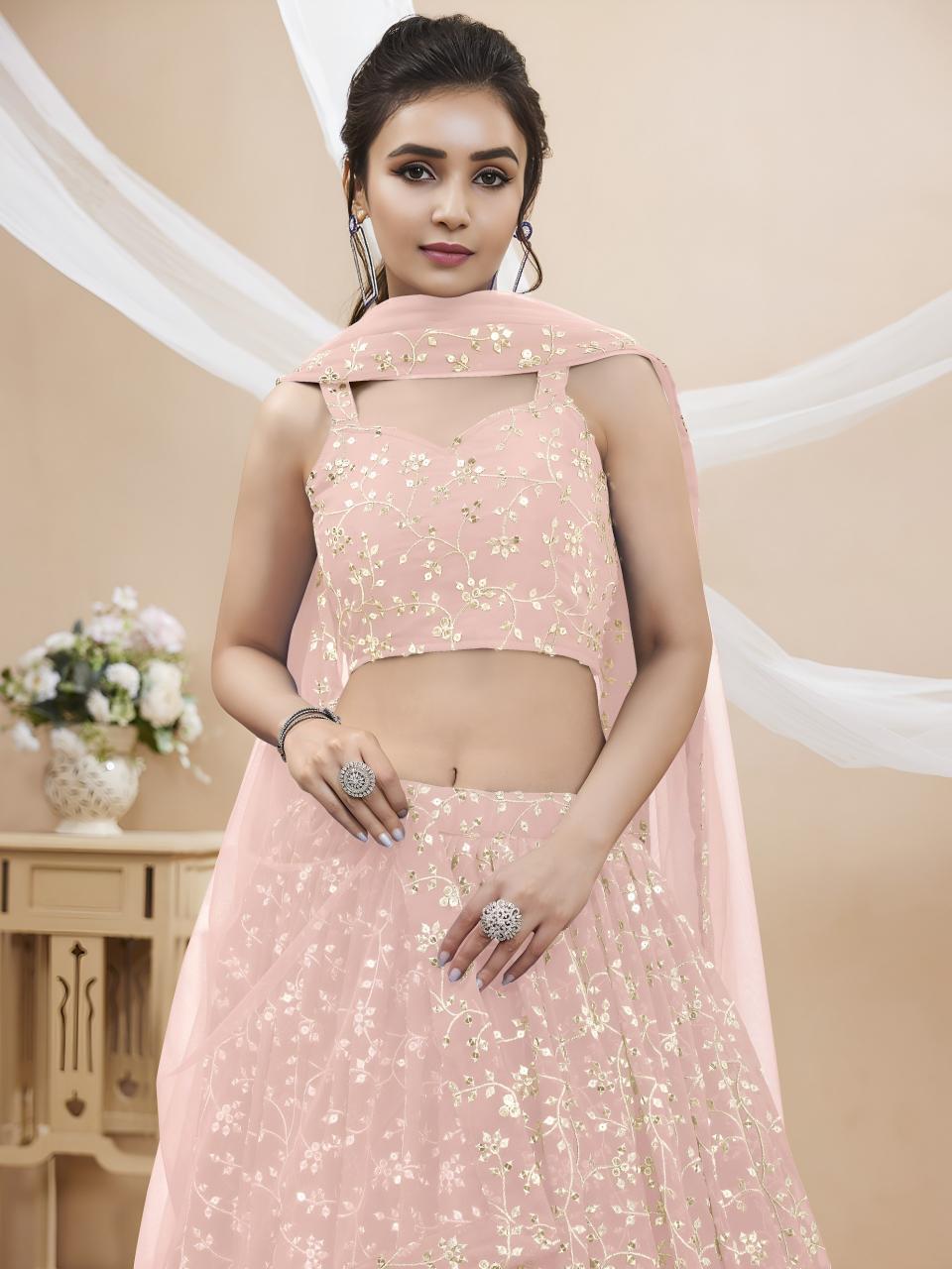 Sabella 403 Pink catalog designer pakistani suits wholesale