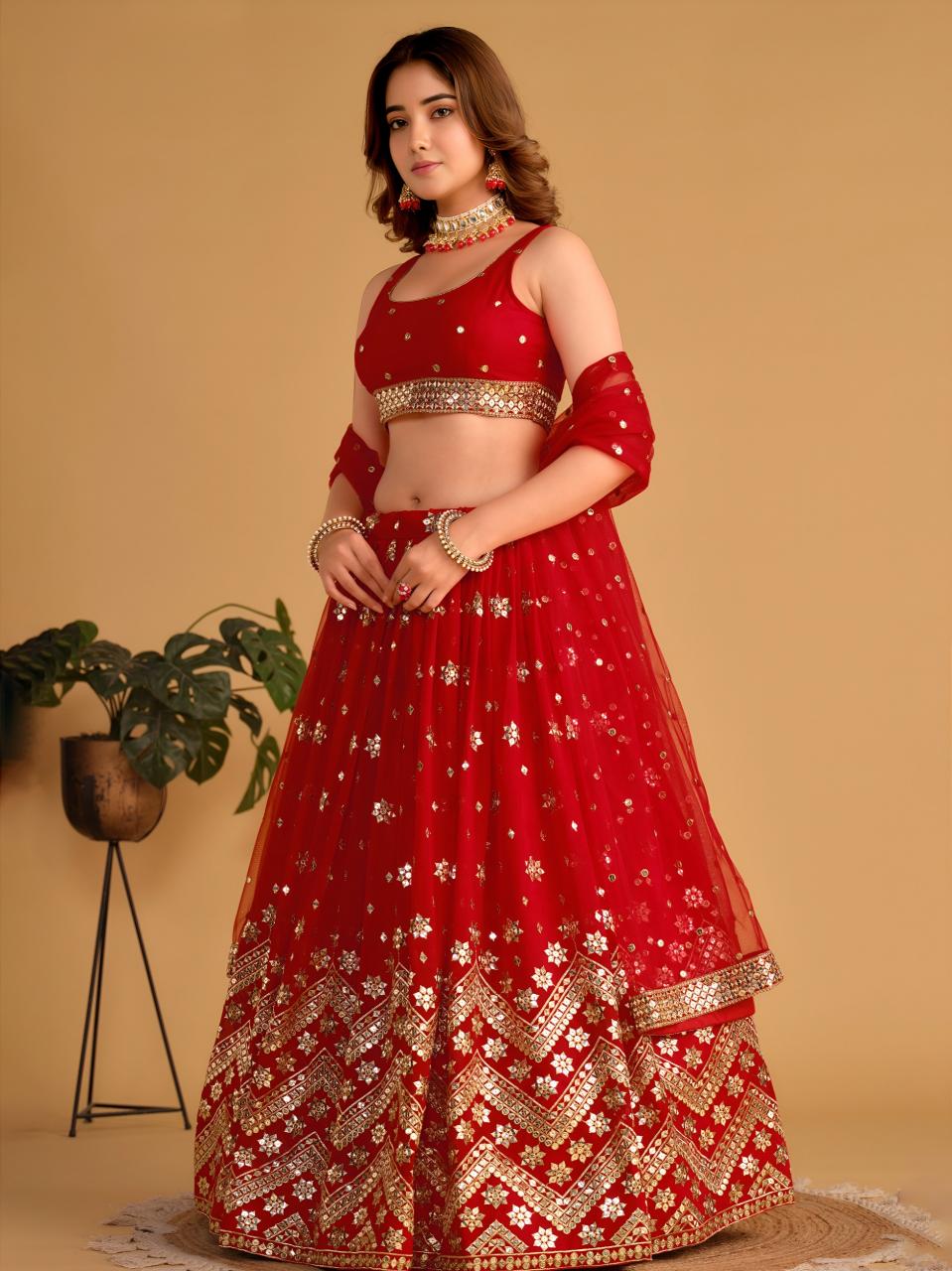 Sabella 5059 Red catalog wholesale lehenga shop in chennai