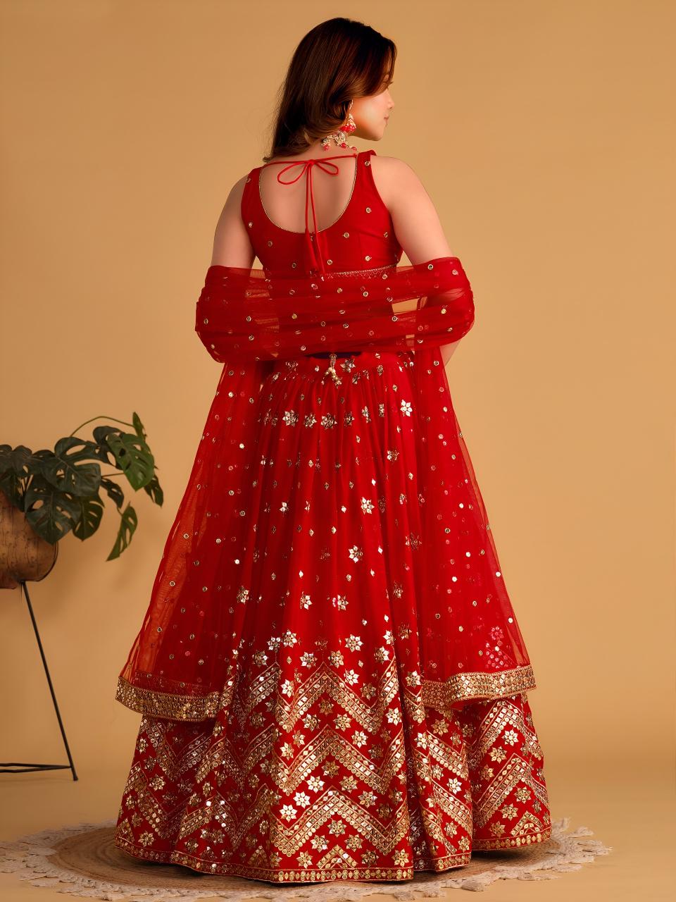 Sabella 5059 Red catalog wholesale lehenga shop in chennai