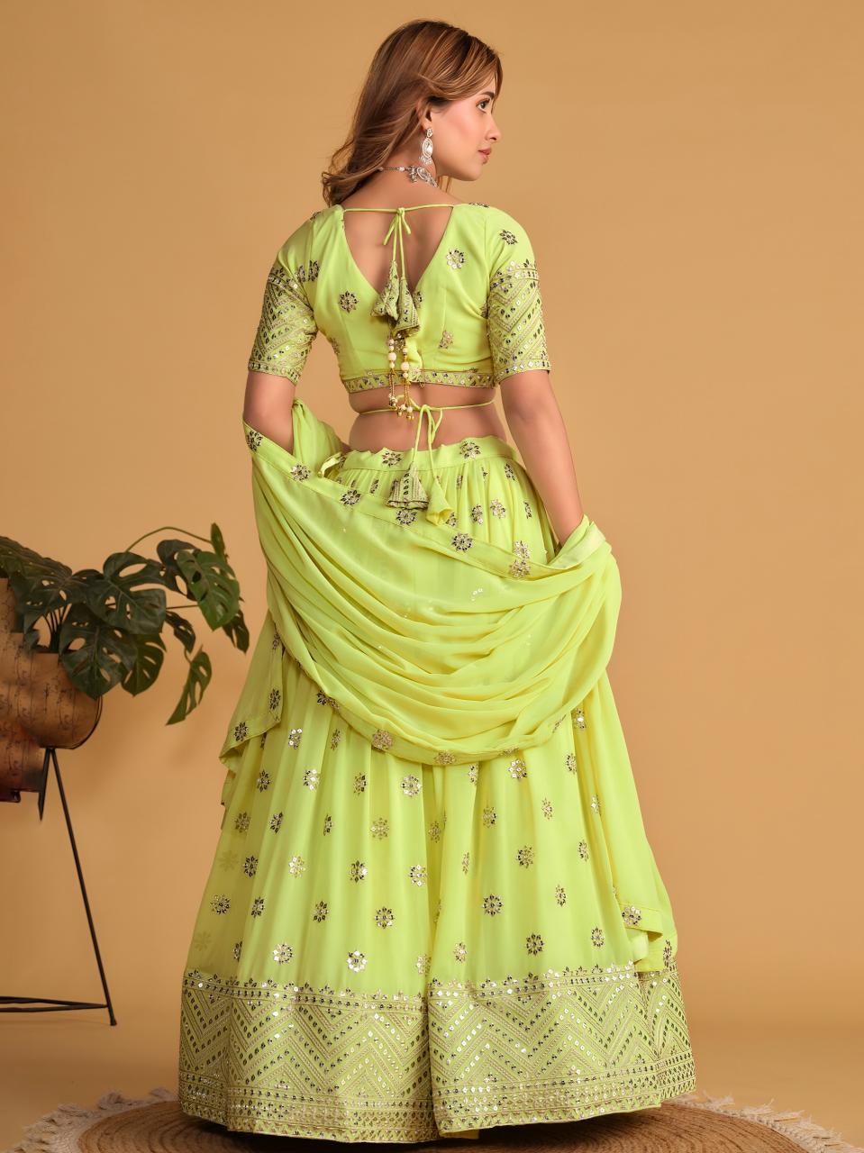Sabella 5060 Lime catalog wholesale lehenga shop in chennai