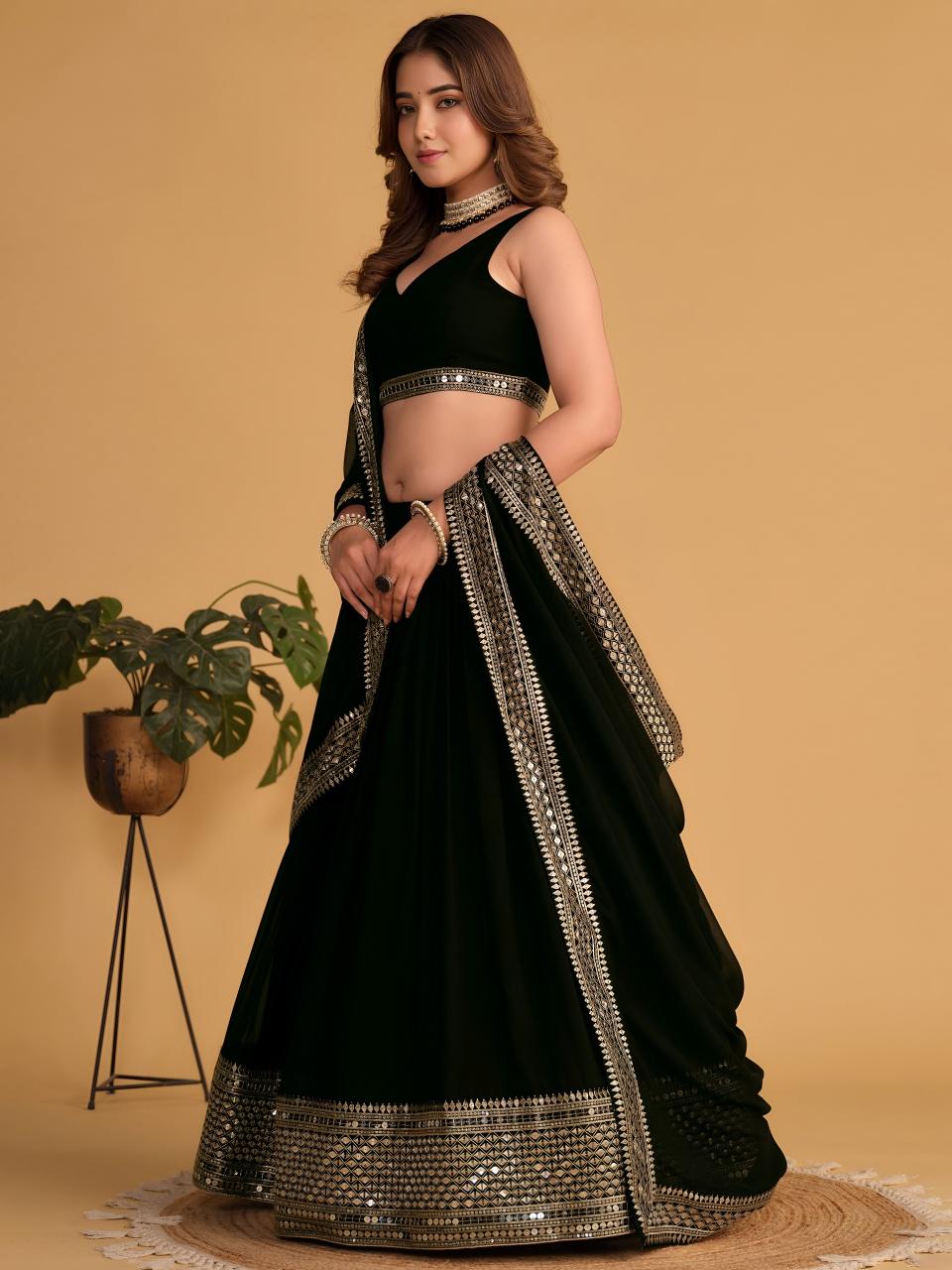 Sabella 5061 Black catalog wholesale lehenga shop in delhi