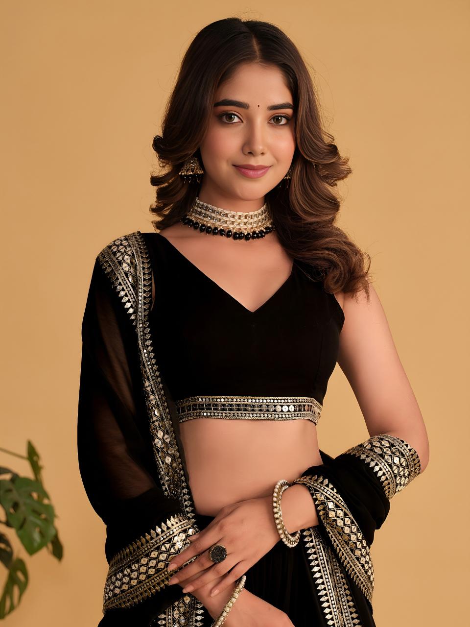 Sabella 5061 Black catalog wholesale lehenga shop in delhi