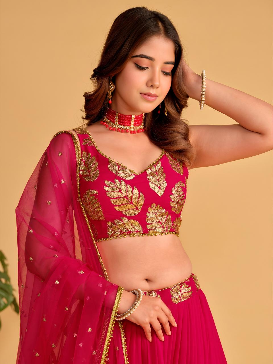 Sabella 5062 Pink catalog wholesale lehenga shop in mumbai